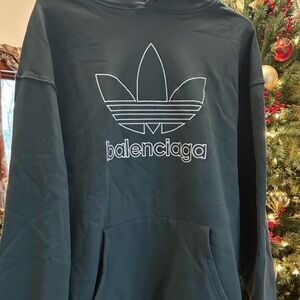 Balenciaga C Adidas Men's cotton hoodie . Size Large